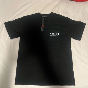 Black AMIRI Stacked Bones Tee